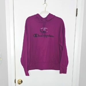 Champion Purple Hoodie Size Xl